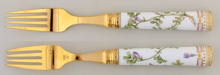 Flora Danica (1961 To Current) Luncheon Fork by Royal Copenhagen-1