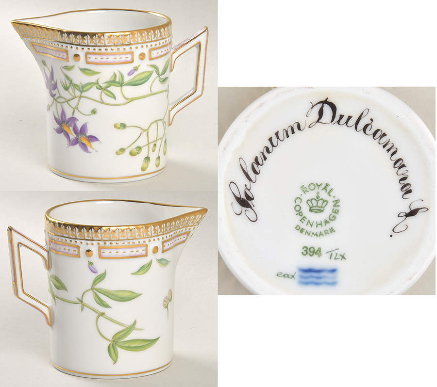 Flora Danica (1961 To Current) Creamer-Solanum Dulcamara L. by Royal Copenhagen-1