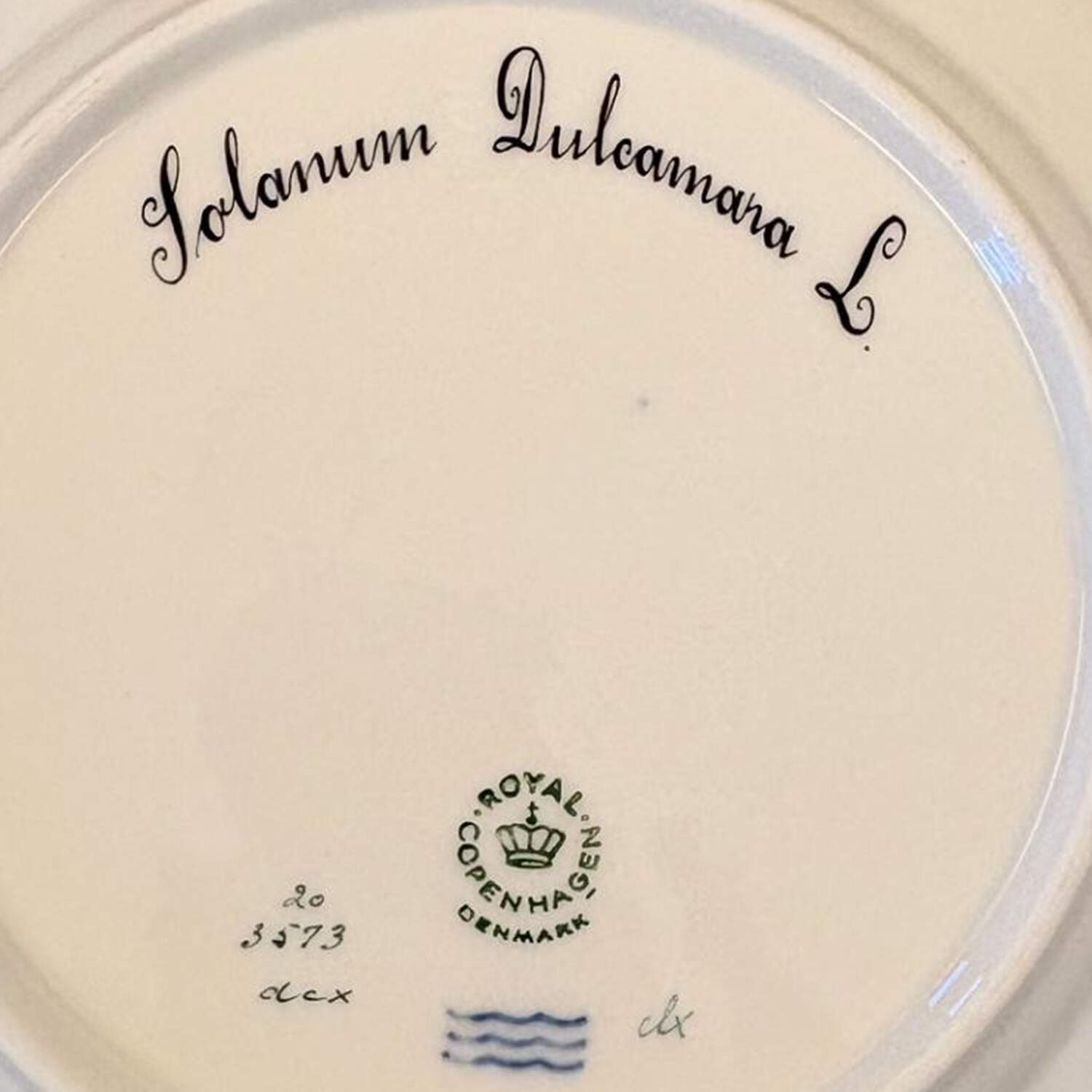 Flora Danica (1961 To Current) Salad Plate-Solanum Dulcamara L by Royal Copenhagen-1