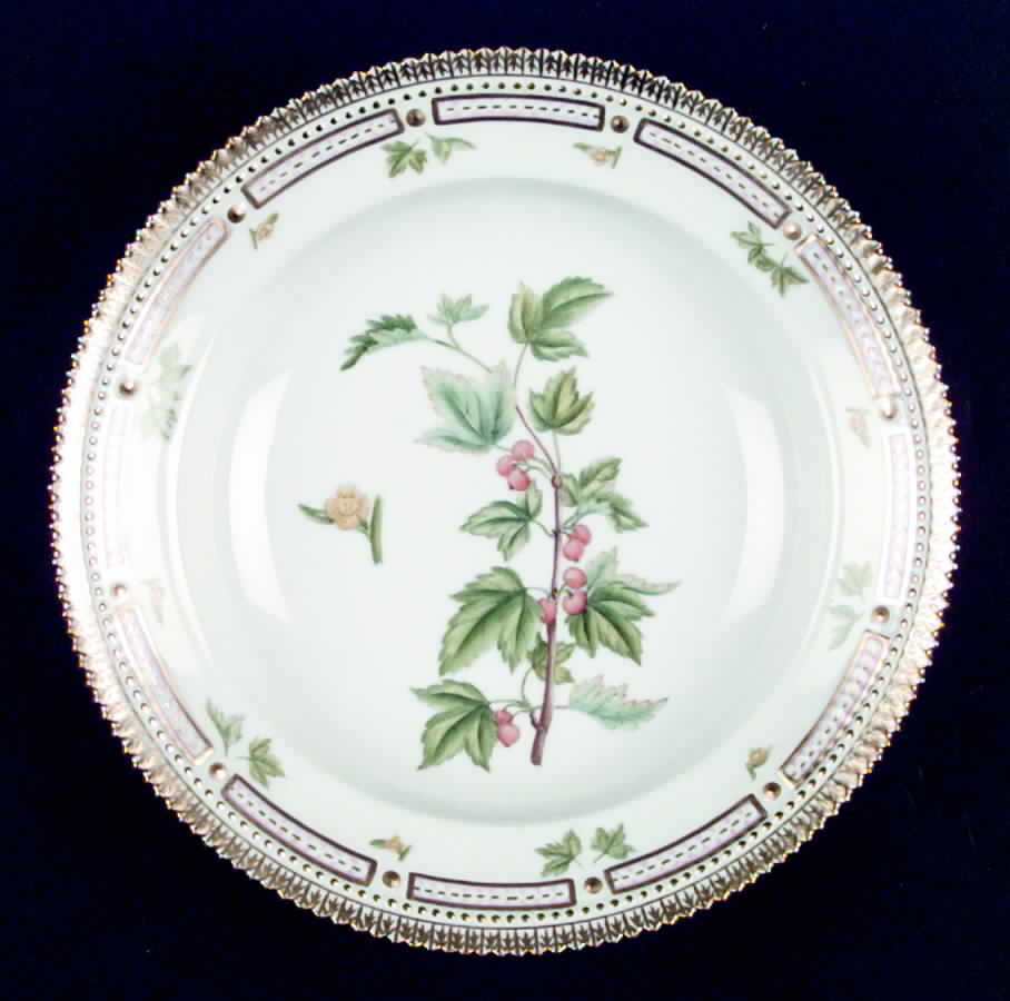 Flora Danica (1961 To Current) Rim Soup Bowl by Royal Copenhagen-1