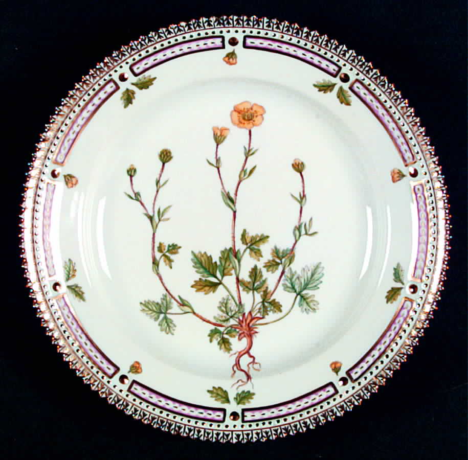 Flora Danica (1961 To Current) Salad Plate by Royal Copenhagen-1