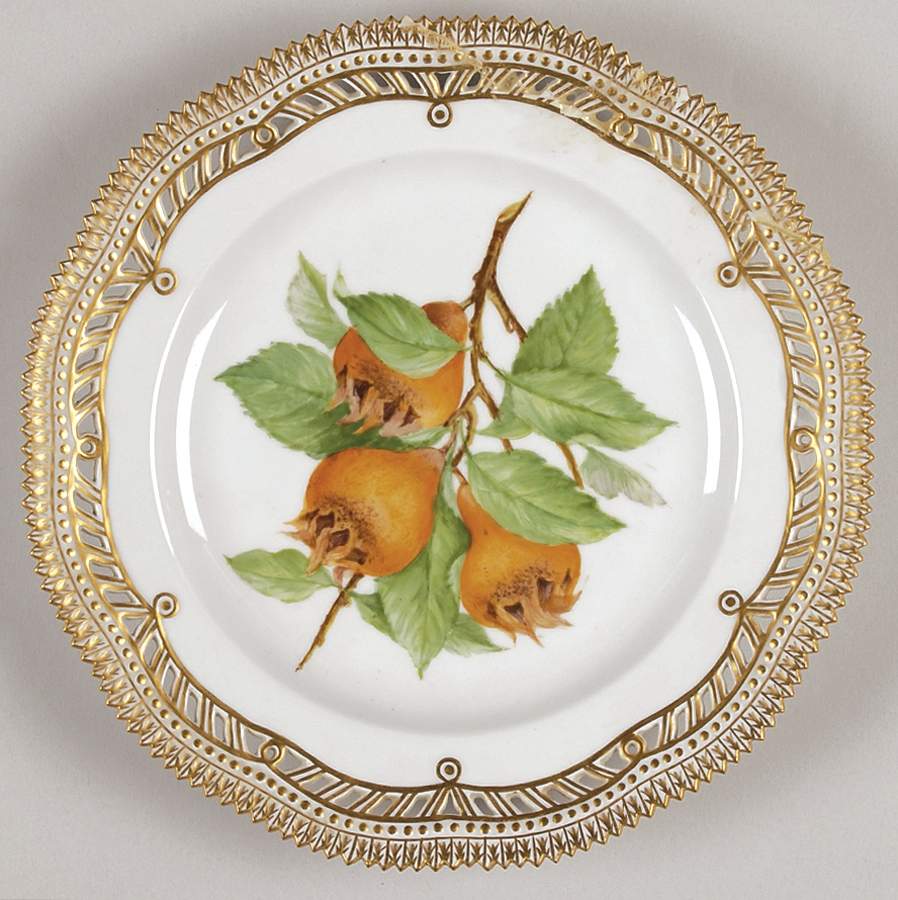 Flora Danica (1961 To Current) Fruit Service Plate by Royal Copenhagen-1