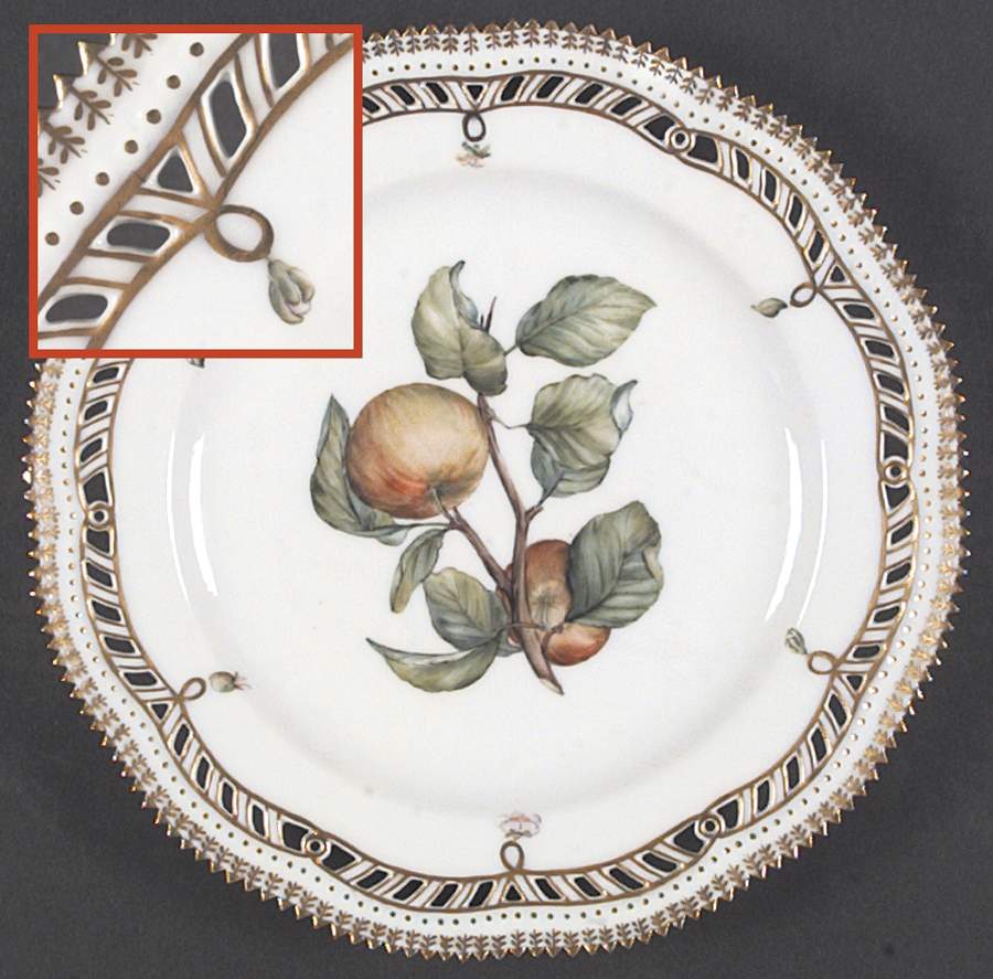 Flora Danica (1961 To Current) Fruit Service Plate by Royal Copenhagen-1