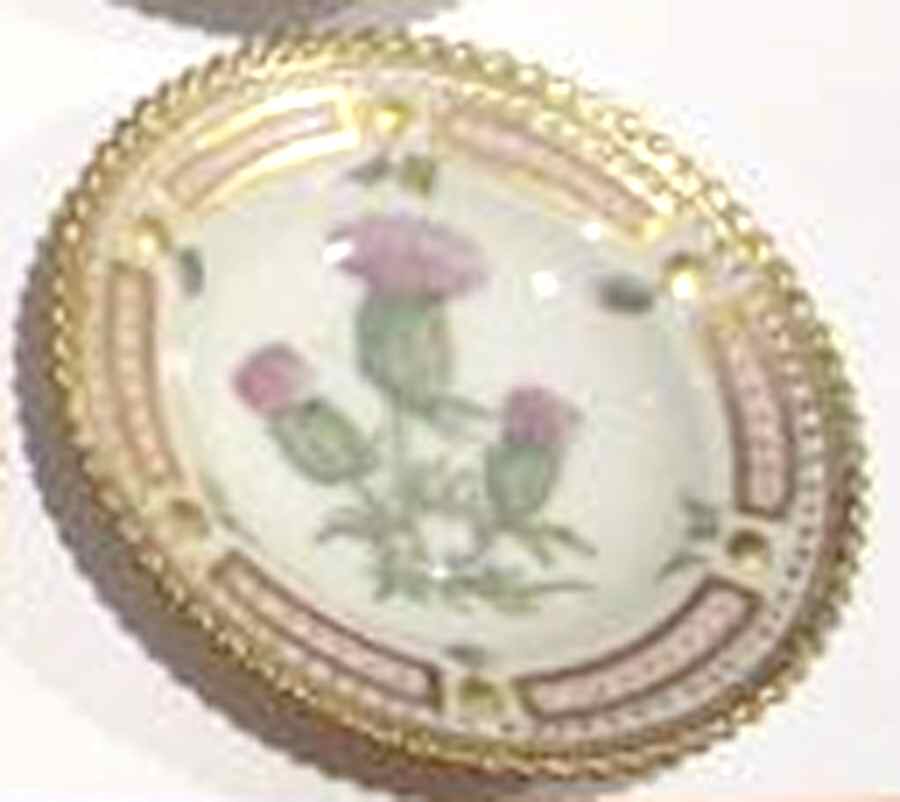 Flora Danica (1961 To Current) Butter Pat by Royal Copenhagen-1