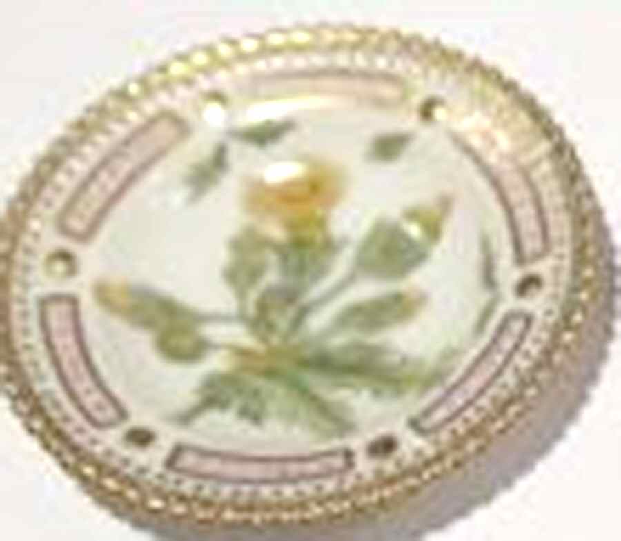 Flora Danica (1961 To Current) Butter Pat by Royal Copenhagen-1