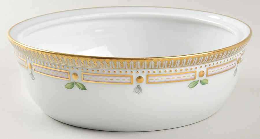 Flora Danica (1961 To Current) Round Vegetable No Lid/No Decal by Royal Copenhagen-1