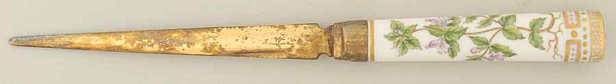 Flora Danica (1961 To Current) Letter Opener-Ononis spinosa Mull by Royal Copenhagen-1