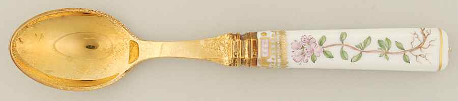 Flora Danica (1961 To Current) Dessert Spoon by Royal Copenhagen-1