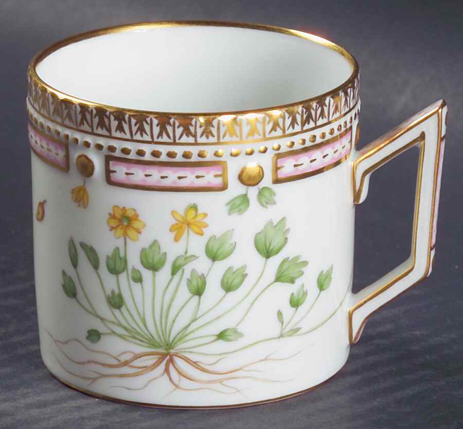 Flora Danica (1961 To Current) Chocolate Cup by Royal Copenhagen-1