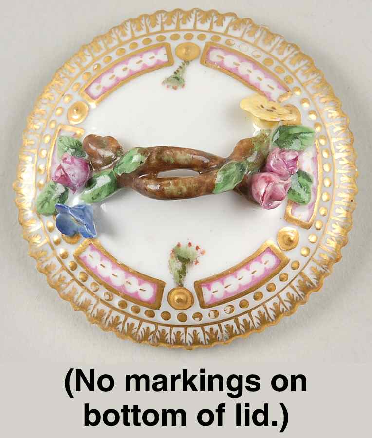 Flora Danica (1961 To Current) Round Custard Lid-No Decal by Royal Copenhagen-1