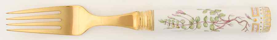 Flora Danica (1961 To Current) Luncheon Fork by Royal Copenhagen-1