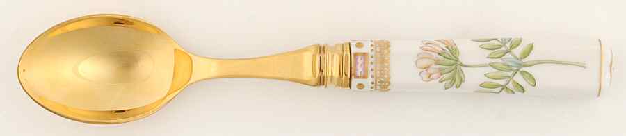 Flora Danica (1961 To Current) Dessert Spoon by Royal Copenhagen-1