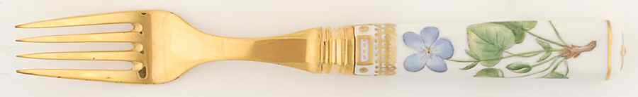 Flora Danica (1961 To Current) Dessert Fork by Royal Copenhagen-1