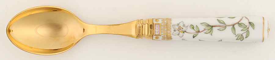 Flora Danica (1961 To Current) Dessert Spoon by Royal Copenhagen-1
