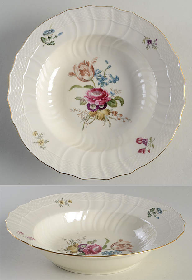 Frijsenborg Large Rim Soup Bowl by Royal Copenhagen-1