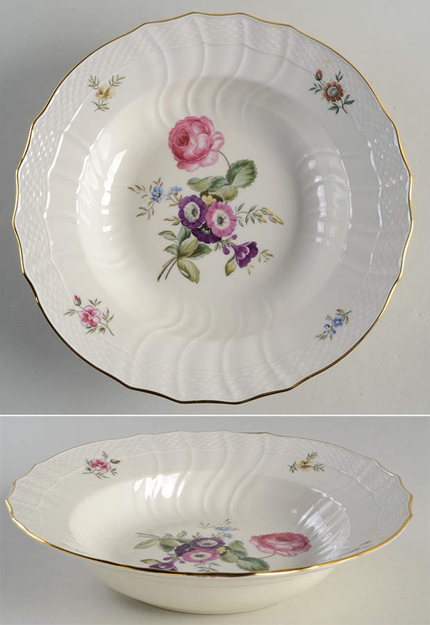 Frijsenborg Large Rim Soup Bowl by Royal Copenhagen-1