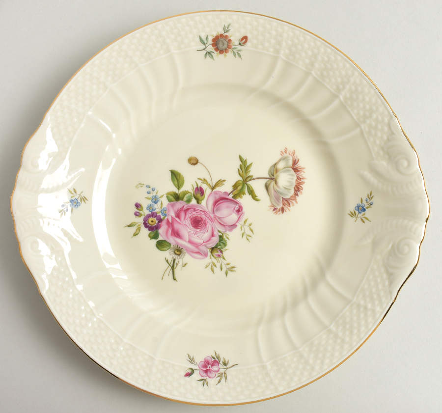 Frijsenborg Handled Cake Plate by Royal Copenhagen-1