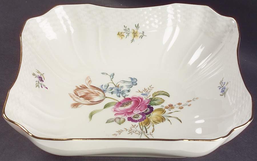 Frijsenborg 8" Square Vegetable Bowl by Royal Copenhagen-1