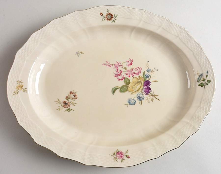 Frijsenborg 14" Oval Serving Platter by Royal Copenhagen-1