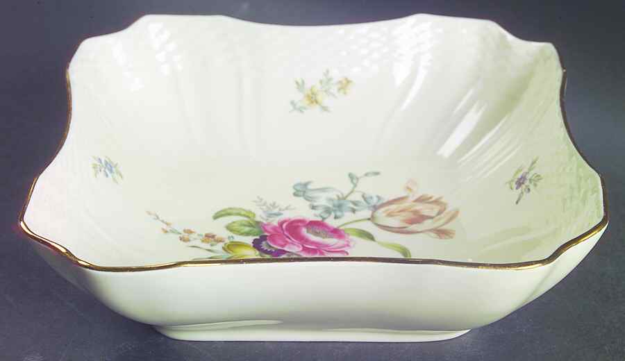Frijsenborg 8" Square Vegetable Bowl by Royal Copenhagen-1