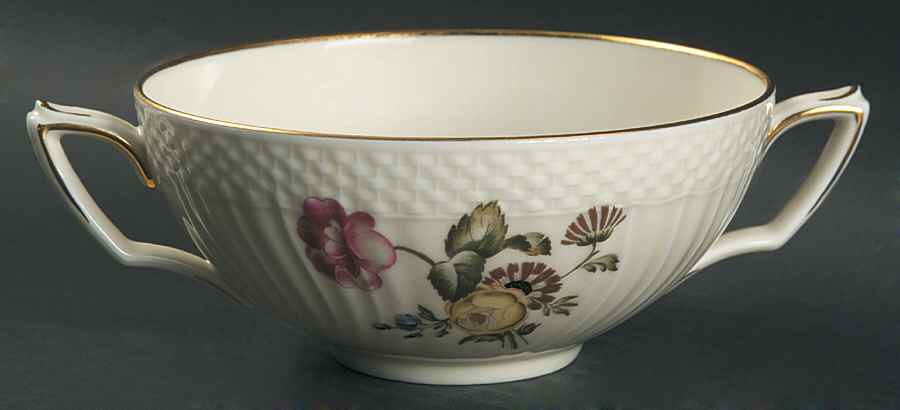 Frijsenborg Flat Cream Soup Bowl by Royal Copenhagen-1