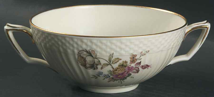 Frijsenborg Flat Cream Soup Bowl by Royal Copenhagen-1
