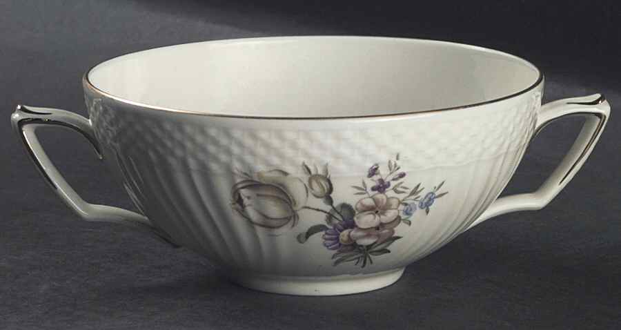 Frijsenborg Flat Cream Soup Bowl by Royal Copenhagen-1