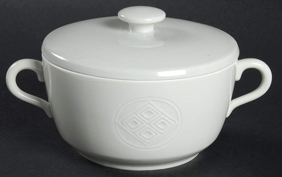 Gemma Cream Soup Bowl & Lid Set by Royal Copenhagen-1
