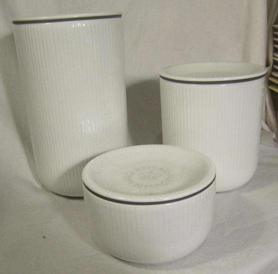 Georgiana 7" Storage Jar & Lid by Royal Copenhagen-1