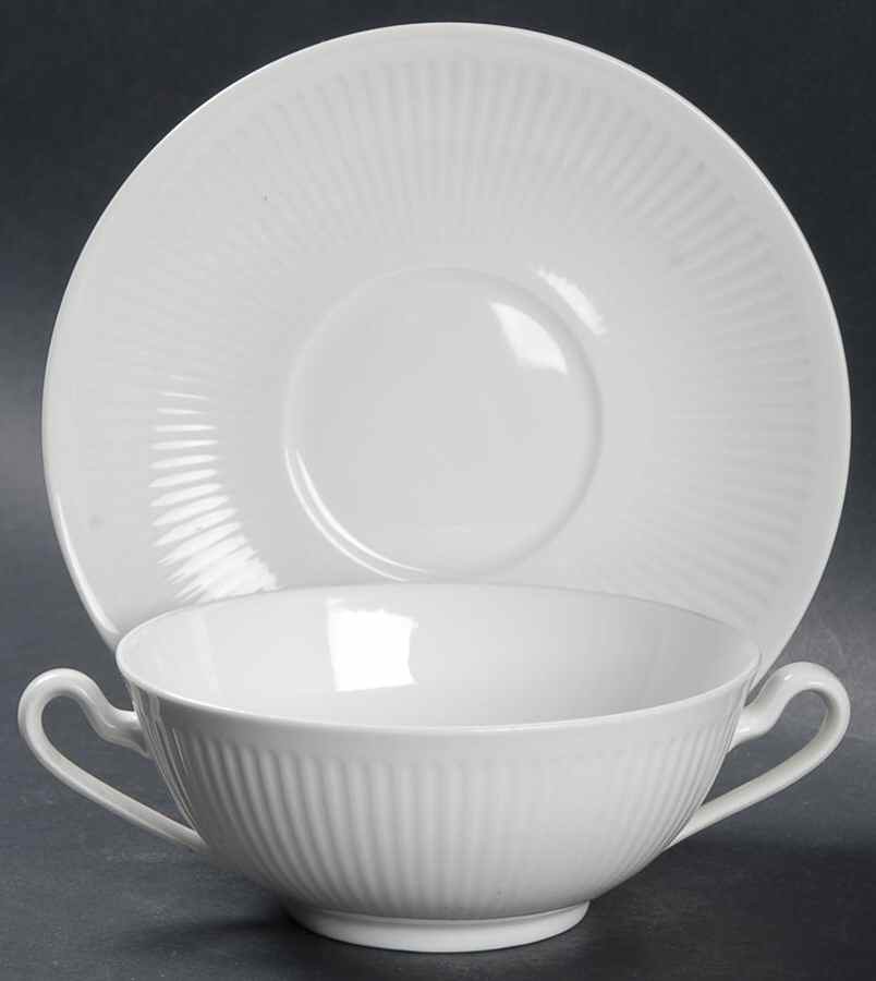 Georgiana Cream Soup Bowl & Lid Set by Royal Copenhagen-1