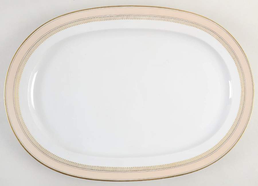 Giselle 17" Oval Serving Platter by Royal Copenhagen-1