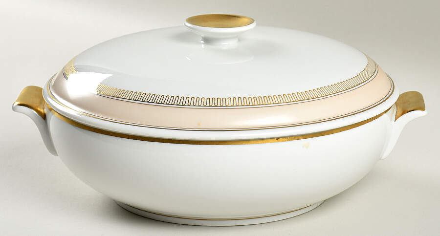 Giselle Round Covered Vegetable by Royal Copenhagen-1