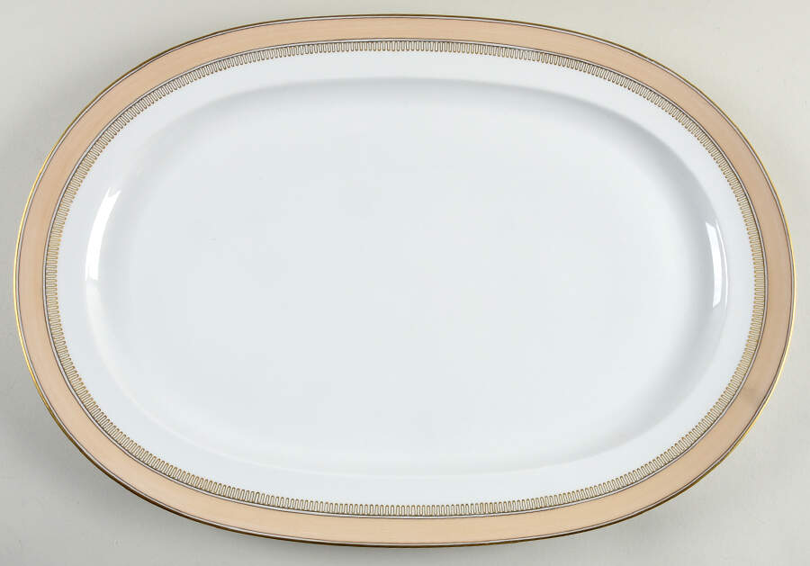 Giselle 20" Oval Serving Platter by Royal Copenhagen-1