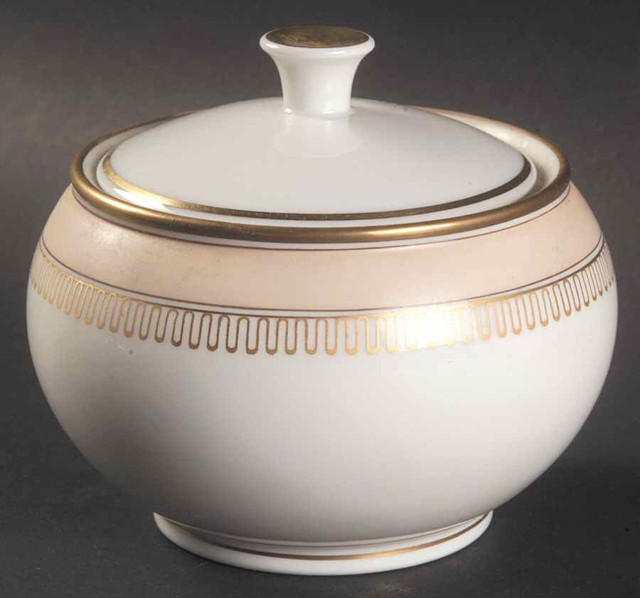 Giselle Sugar Bowl & Lid by Royal Copenhagen-1