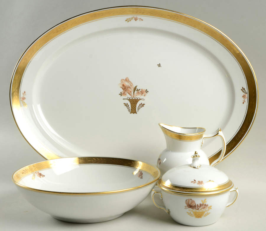Golden Basket 5 Piece Hostess Set by Royal Copenhagen-1