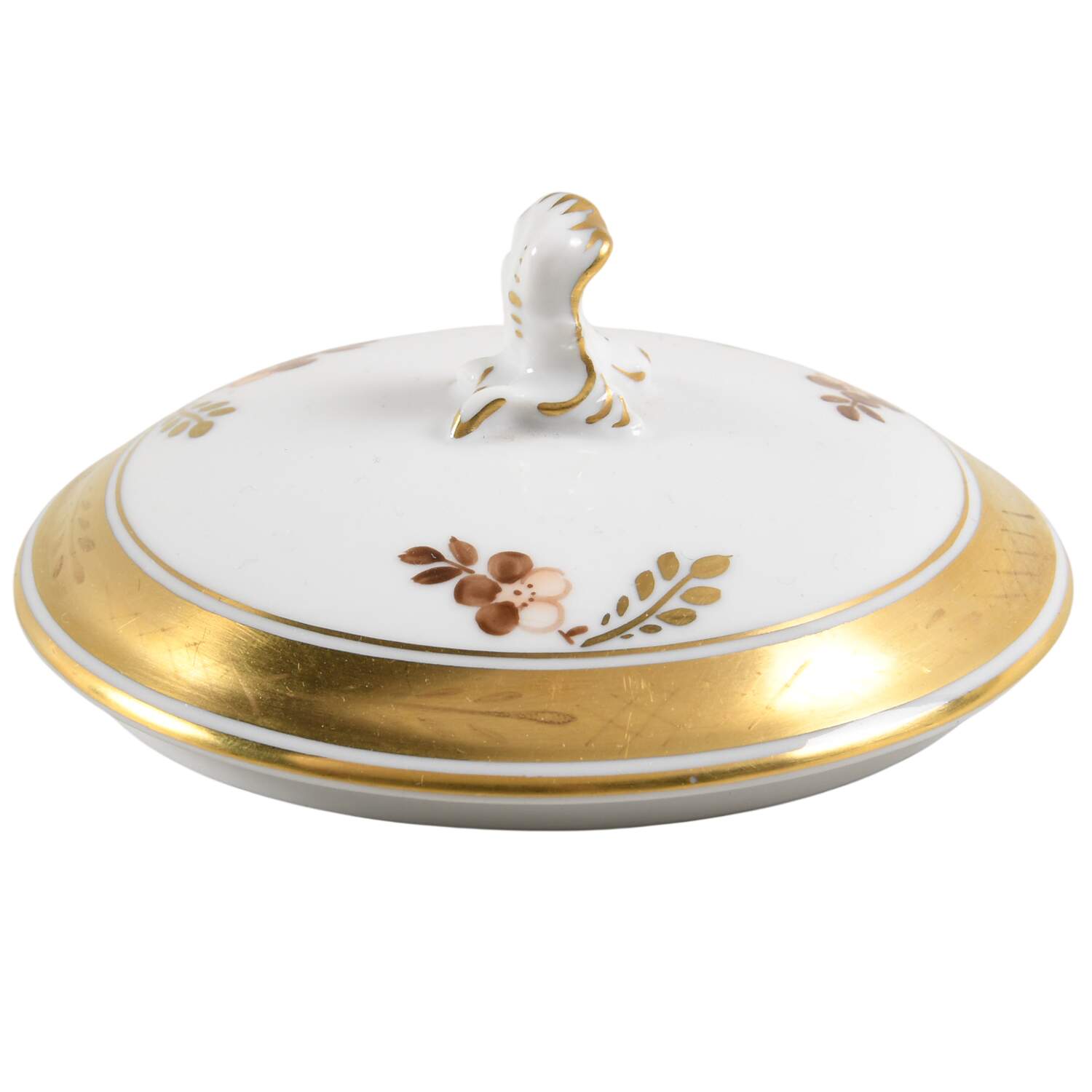 Golden Basket Lid for Mini Sugar Bowl by Royal Copenhagen-1