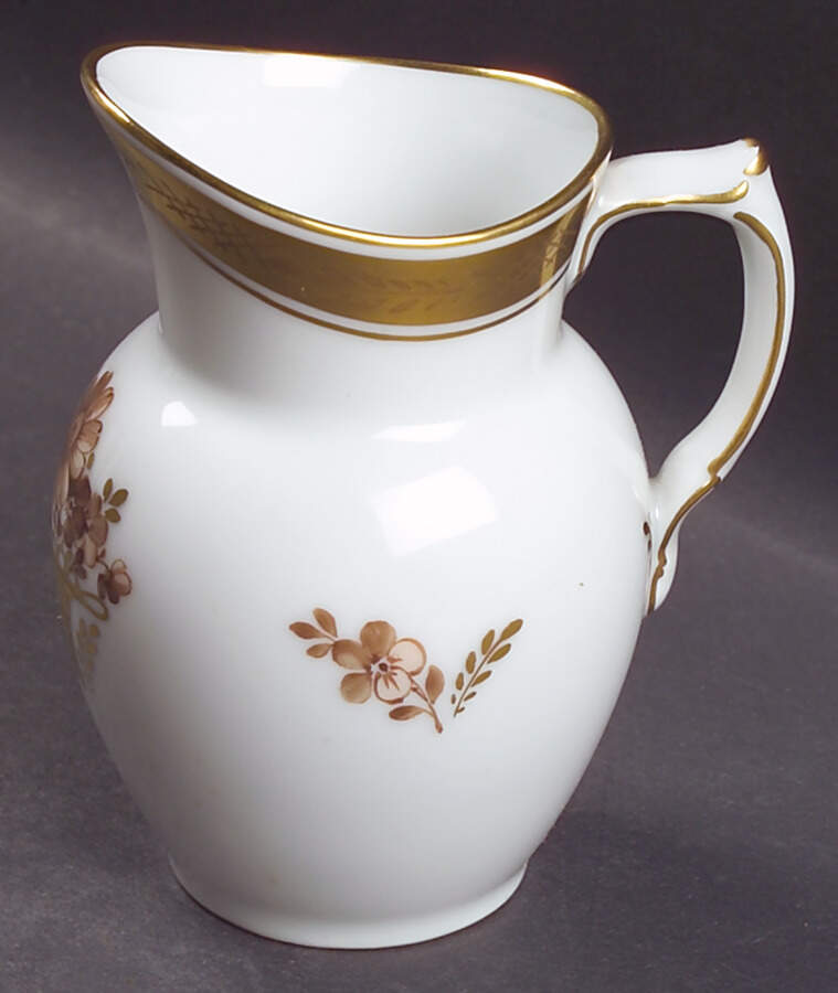Golden Basket Creamer by Royal Copenhagen-1
