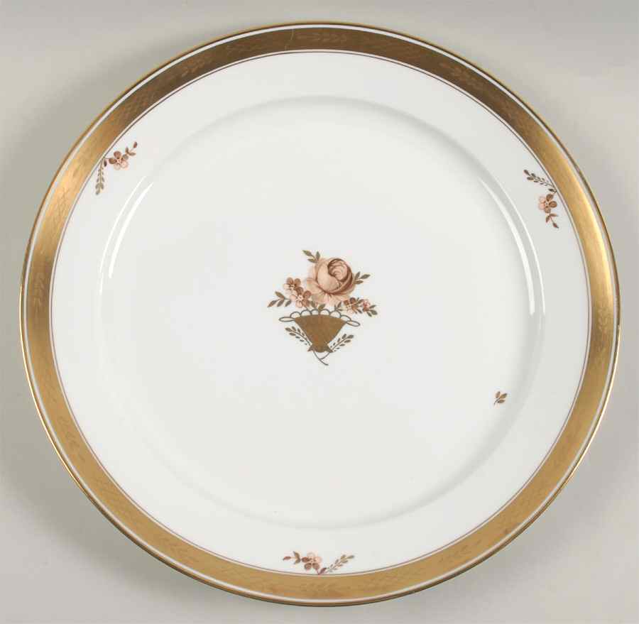 Golden Basket 13" Chop Plate (Round Platter) by Royal Copenhagen-1