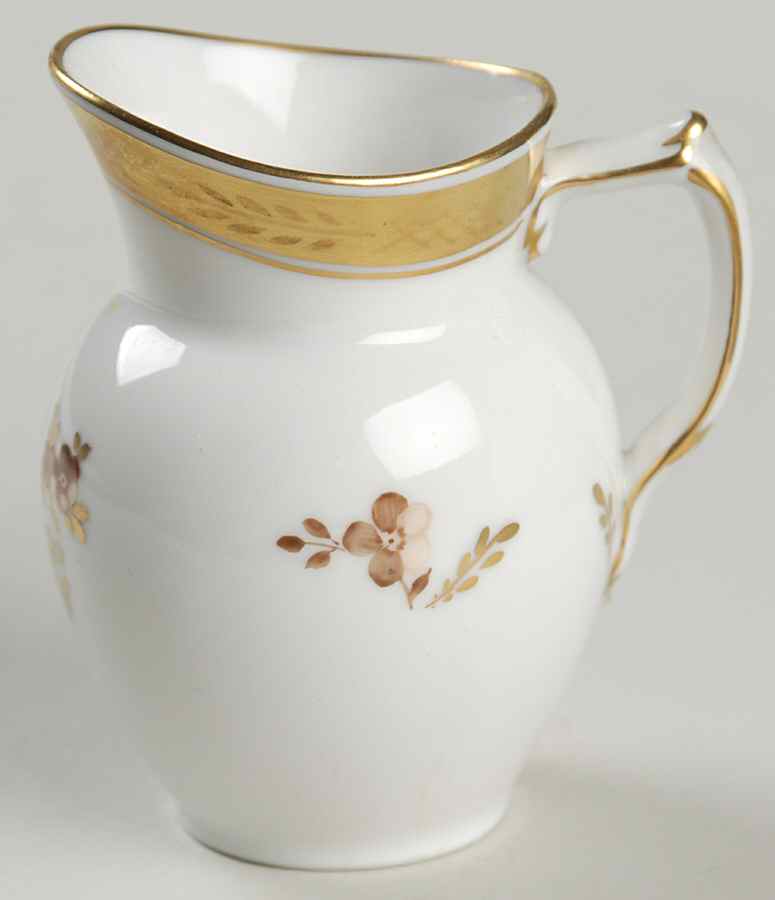 Golden Basket Mini Creamer by Royal Copenhagen-1