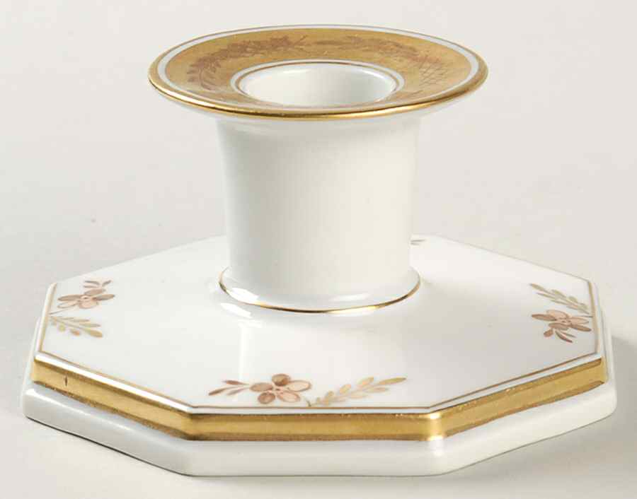 Golden Basket 2" Candlestick by Royal Copenhagen-1