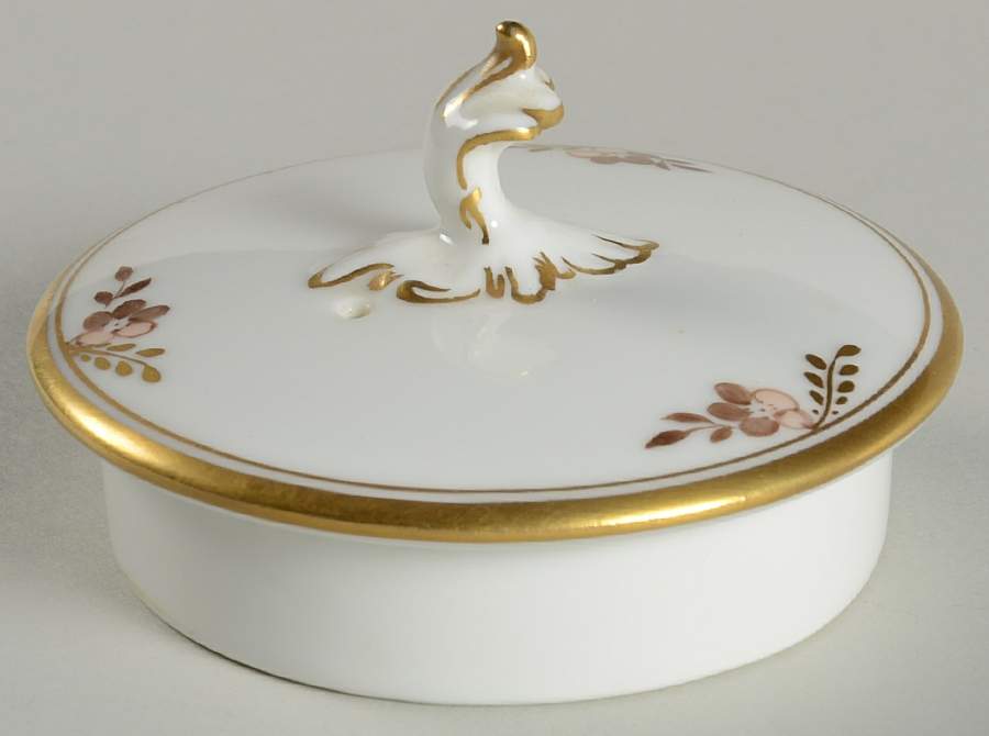 Golden Basket Lid for Teapot by Royal Copenhagen-1