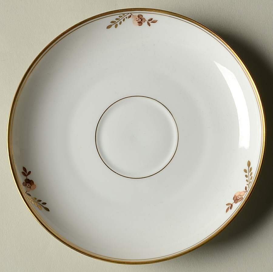 Golden Basket Saucer for Flat Cup by Royal Copenhagen-1