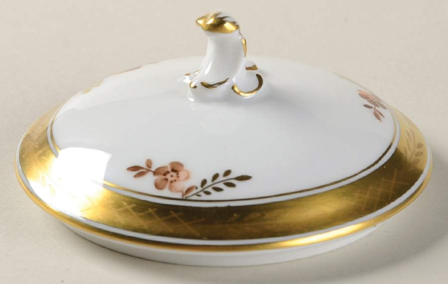 Golden Basket Lid for Mini Sugar Bowl by Royal Copenhagen-1