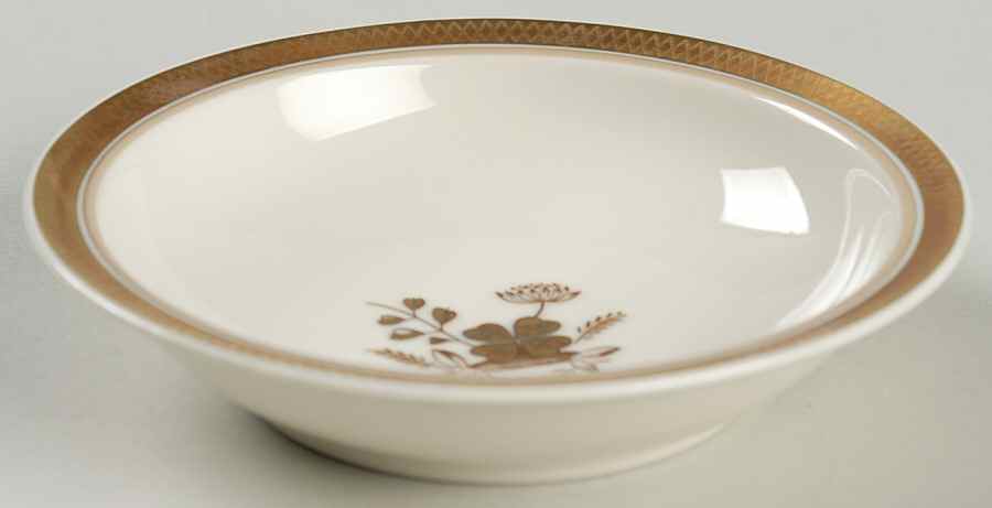 Golden Clover (Cream) Fruit/Dessert (Sauce) Bowl by Royal Copenhagen-1