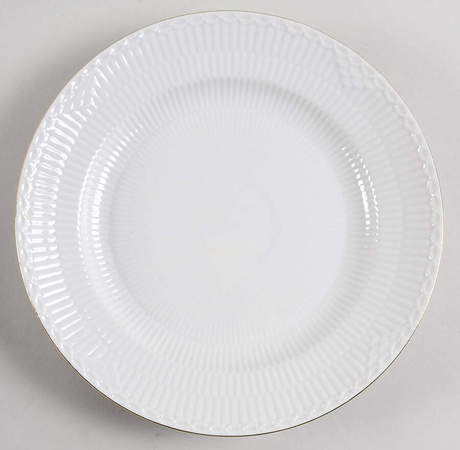 Gold Fan Dinner Plate by Royal Copenhagen-1