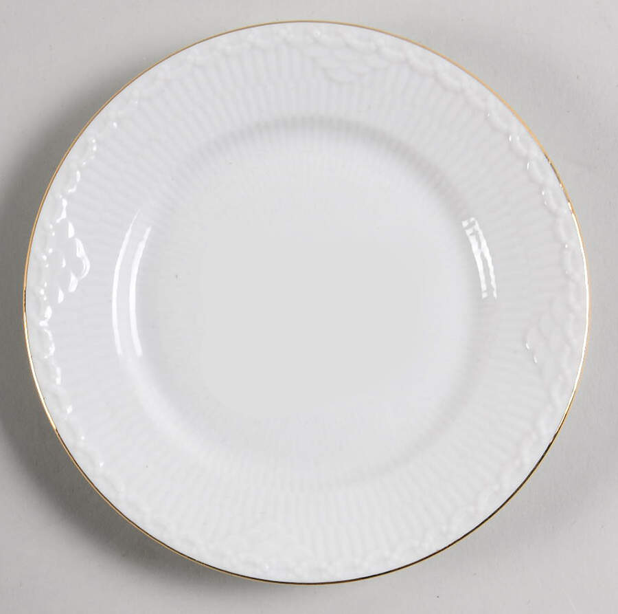 Gold Fan Bread & Butter Plate by Royal Copenhagen-1