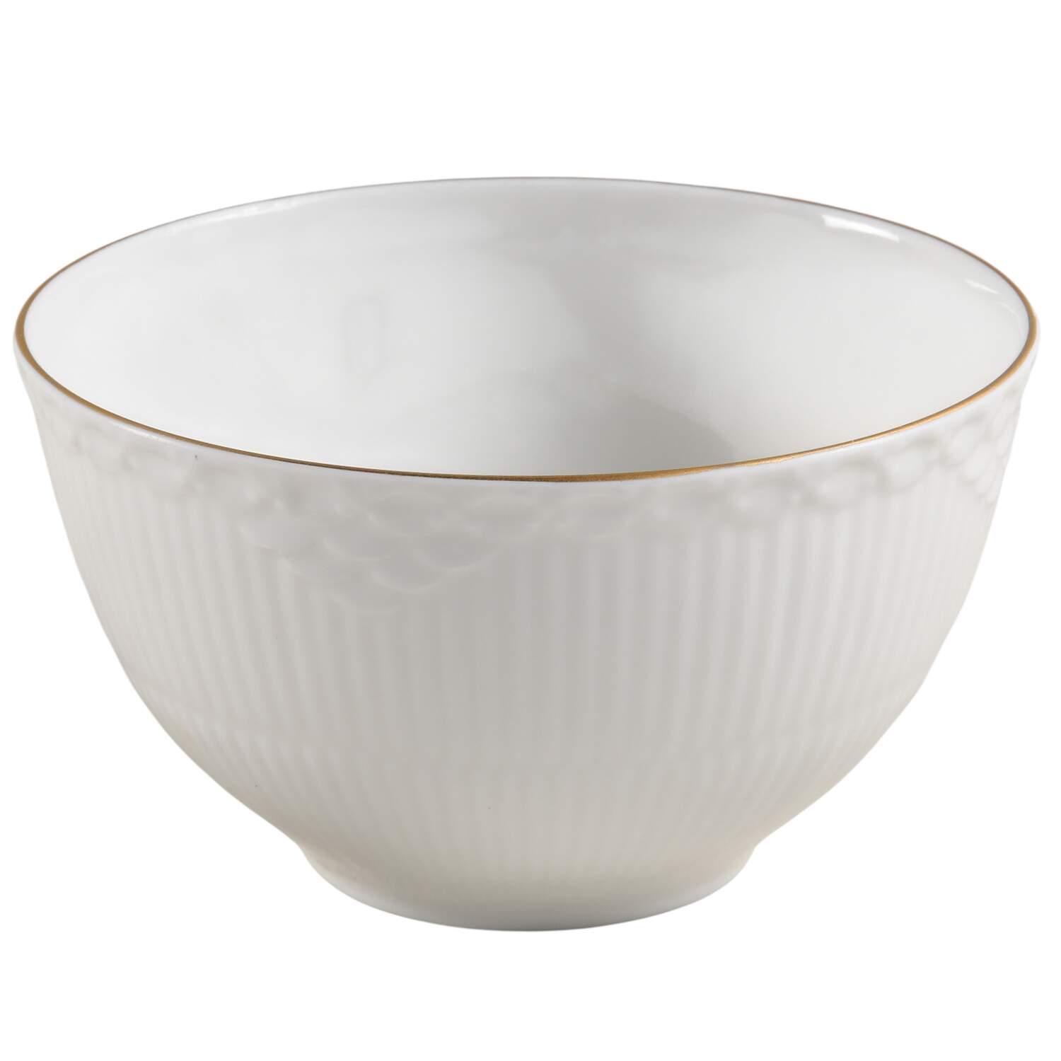 Gold Fan Cranberry Bowl by Royal Copenhagen-1