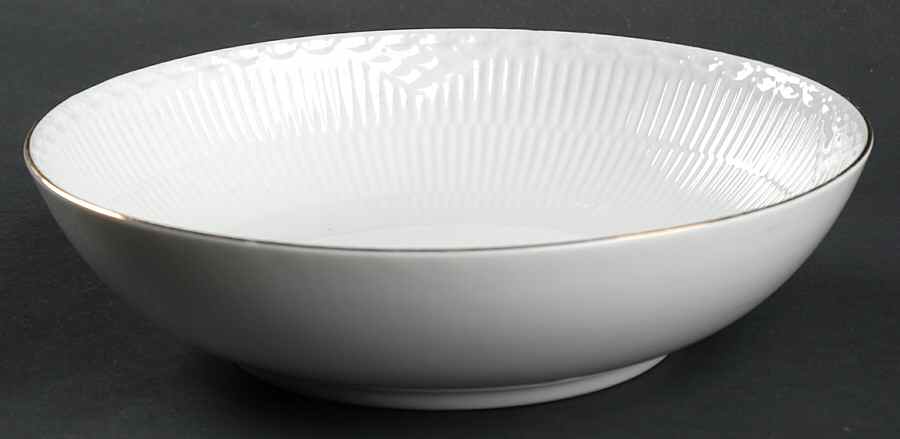 Gold Fan 8" Round Vegetable Bowl by Royal Copenhagen-1