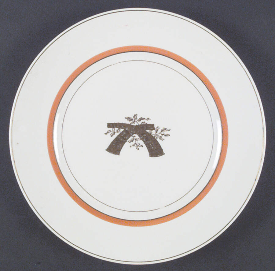 Golden Horns Large Dinner Plate by Royal Copenhagen-1