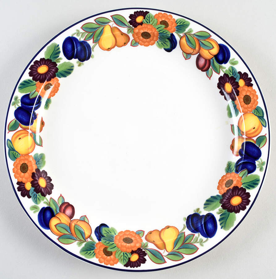 Golden Summer 11" Chop Plate (Round Platter) by Royal Copenhagen-1